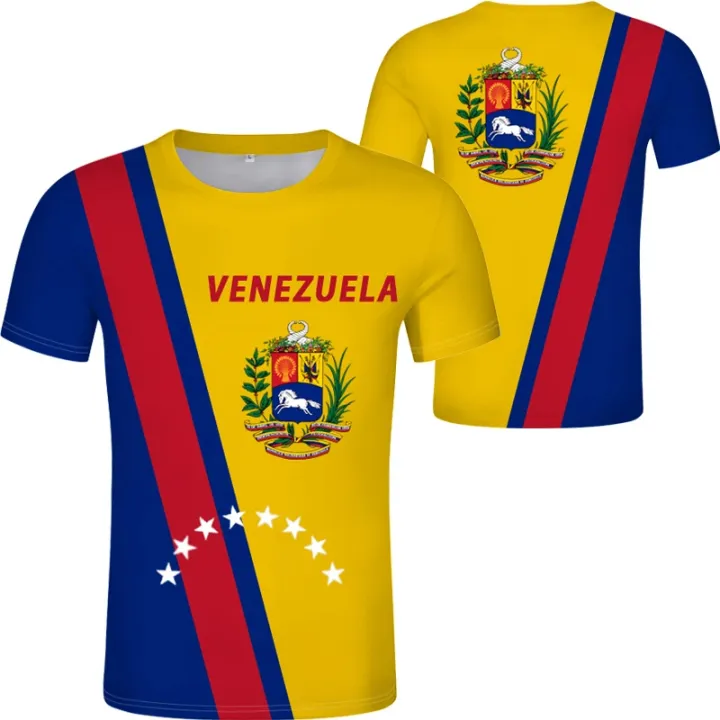 Fashion%20Men's%20T-shirt%20Venezuela%20Flag%20Print%20TShirt%20Men%20Clothing%20Oversized%20Short%20Sleeve%20Casual%20Streetwear%20Blouse%20Male%20y2k%20clothes%20-%20Image%205