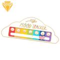 Scratch-resistant Pin Emotional Mood Tracker Brooch Fun Cloud Shape Pin for 7 Days A Week Enamel Lapel Badge Brooch Pin. 