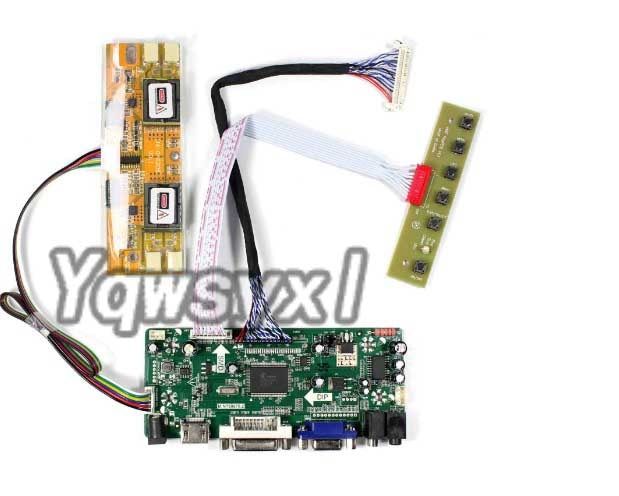 Kit Scheda Controller LCD LED Per Pannello 15.6" B156HW01 Con HDMI DVI VGA | Universale Bianco