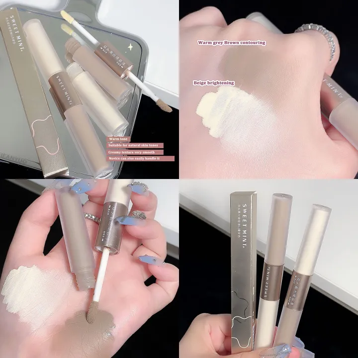 Liquid%20Contouring%20Stick%20High%20Gloss%202%20In%201%20Brightens%20Skin%20Warm%20Tone%20Grey%20Brown%20Nose%20Shadow%20Contour%20Matte%20Highlighter%20Face%20Bronzer%20-%20Image%203