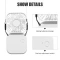 Fan Hanging Neck Foldable Small Electric Fan Portable Handheld Creative Student Dormitory Sports USB Outdoor Mini Fan. 