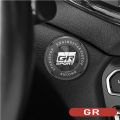 Toyota TRD Car Ignition Switch Ring Engine Start Stop Button Cover for Prius Fortuner Corolla Cross Altis CHR Yaris Ativ Camry Vios Hilux GR. 
