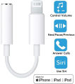 Lighting to 3.5mm Jack Audio Adapter. 