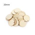50pcs Handmade NEW Round Shape Home Decoration Laser Cut Wood Piece Hanging Pendant Wood DIY Craft Wooden Ornament. 