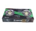 Glass Top Double Burner Gas cooker - ES-787DB. 