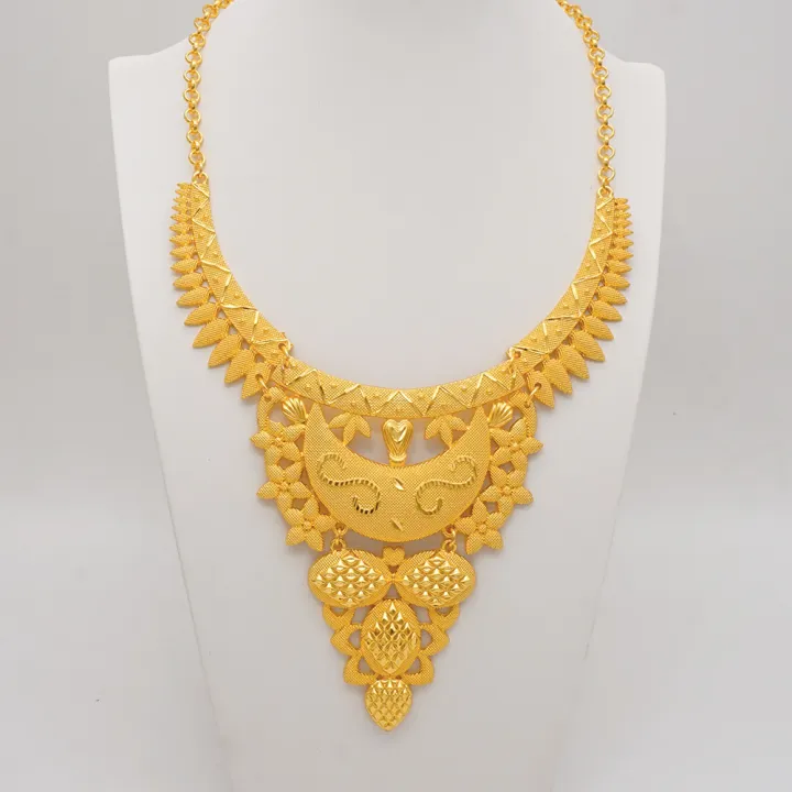 Mulia%20Morocco%20New%20Dubai%20Gold%20Jewelry%20Set%20Women%20Indian%20Earrings%20Necklace%20Niger%20Wedding%20Party%20Favor%20-%20Image%202