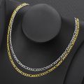 Modern hip pop chain necklace for men and women plated chain girls and boys chains gold and silver colours. 