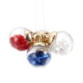 10pcs/Set 15mm Fashion Transparent Glass Ball Colorful Star Sequin Pendant For Bracelet Necklace Jewelry Making DIY Earring Finding. 