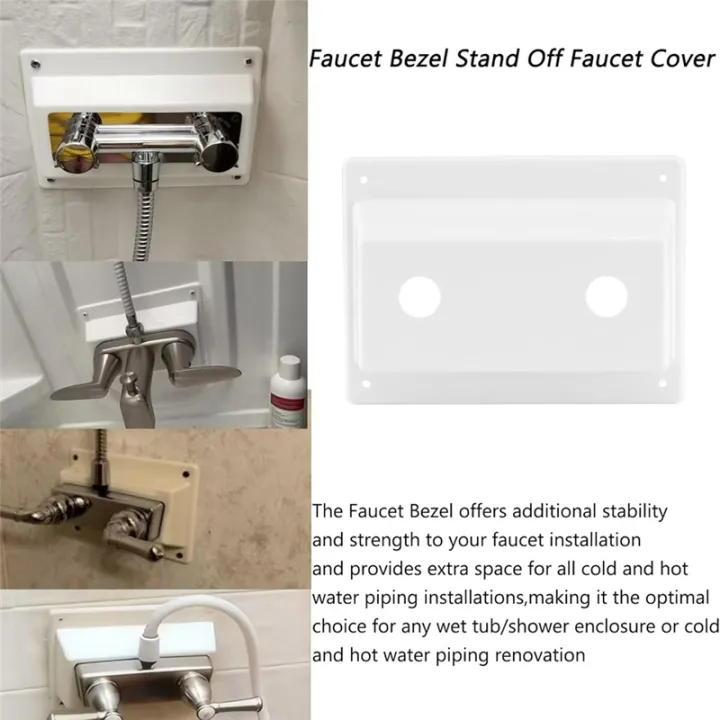 2Pack%20Faucet%20Bezel%20Stand%20Off%20Faucet%20Cover%20Faucet%20Mount%20Kit%20for%20RV%20Campers%20Trailer%20Shower%20Plate%20Replacement%20Part%20-%20Image%202