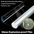 New Clear Glass Explosion-Proof Film Anti Shatter Scratch Resistant Window Security Film Safety Window Film. 