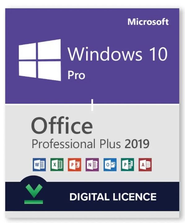 Windows 10 Pro + Microsoft Office 2019 Professional Bundle | Daraz.lk