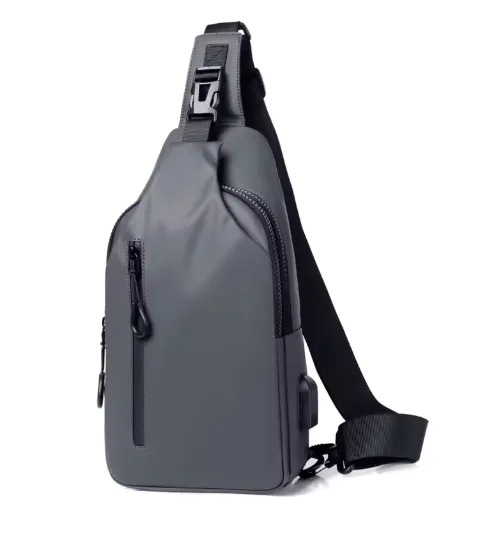 Men's%20Nylon%20Waterproof%20Chest%20Sling%20Crossbody%20Bag%20Casual%20Fashionable%20Satchel%20USB%20Shoulder%20Strap%20-%20Image%205