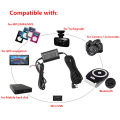 3m 12V To 5V Driving Recorder Power Supply Step-Down Cable DC 5V 2A Mini/Micro USB Port Wire Car Charger Camera Recorder Kit. 