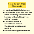 Sonax Car Care  Gloss Shampoo 1L. 