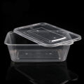 50Pcs  750ML Transparent Disposable Lunch Box. 