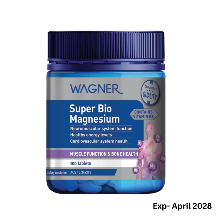 Wagner Super Bio Magnesium 100 Tablets
