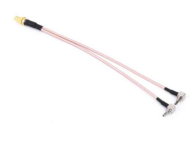 4G LTE Portable Router External Antenna Adapter Splitter SMA Female to Dual TS9 Connector Coaxial Cable