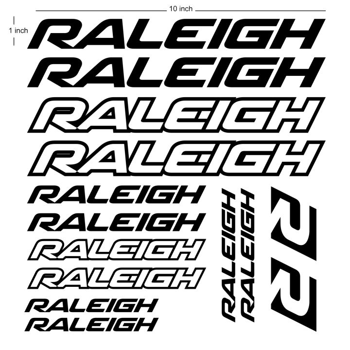 bike%20Cycle%20RALEIGH%20Mountain%20bike%20sticker%20set%2014%20Piece%20Full%20Set%20high%20quality%20pvc%20sticker%20-%20Image%203