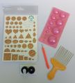 paper quilling tool set 5 pcs quilling board , quilling mold , crimper , quilling needle , quilling comb. 