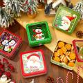 Festive Storage Solutions Holiday Organization Bins Christmas Storage Boxes Skylight Tin Plate Box Cookie Storage Containers. 