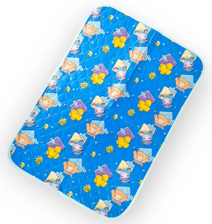 Baby%20Rubber%20Cot%20Sheet,%20Baby%20Portable%20Changing%20Pad%20Waterproof%20Diaper%20Changing%20Mat,%20Travel%20&%20Washable%20Mattress%20Pad%20And%20Reusable.%20(50%20CM%20X%2036%20CM)%20-%20Image%204