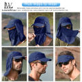 LouisWill Summer Sun Hat Protection Cap Hat 360°Outdoor Sport Camping Fishing Hat Wide Brim Hats Full Face Shield Protective Hats With Removable Neck Face Flap Cover UPF 50+ Cap for Men and Women. 