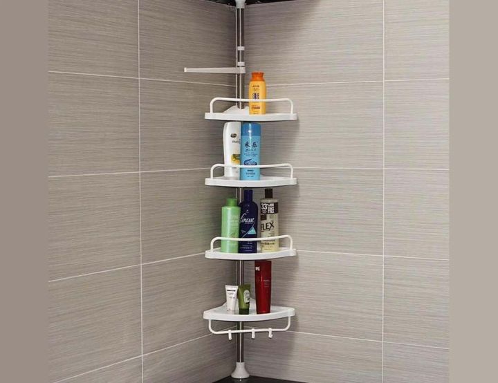 Bathroom 4 Tier Multi Corner Shelf | Daraz.lk