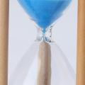 Migeet Hourglass Sand Timer 3 Minutes Sand Clock Round Watch Glass Wood Timer. 