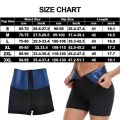 Thermal Shorts for Sports Women High Waist Sauna Pants Heat Trapping Shapewear Sweat Body Shaper Trainer Workout Fat Burner Faja. 