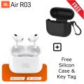 JBL Air R03 Bluetooth AirPods With Silicone Case A Grade Premium Quality. 