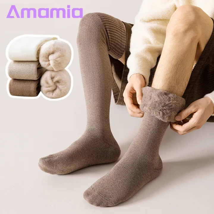 Sweat-absorbent%20Socks%20Men's%20Winter%20Over%20Knee%20High%20Elasticity%20Warm%20Long%20Socks%20Soft%20Breathable%20Anti-slip%20Unisex%20Stockings%20Loose%20Ankle%20Socks%20-%20Image%205