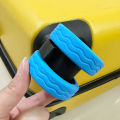 4/8pcs Silicone Travel Luggage Caster Silent Sound Wheels Protection Cover For Reduce Wheel Wear. 