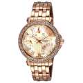 Casio Sheen Rose Gold Metal Analog Watch For Women. 