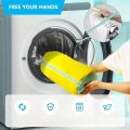 1 Pcs Shoe Washing Machine Bags, Versatile Shoe Cleaning Bag for Washer and Dryer, Reusable and Durable Laundry Shoe Bag Side Zipper, 360° of All-Round Cleaning, for Most Shoes Types. 