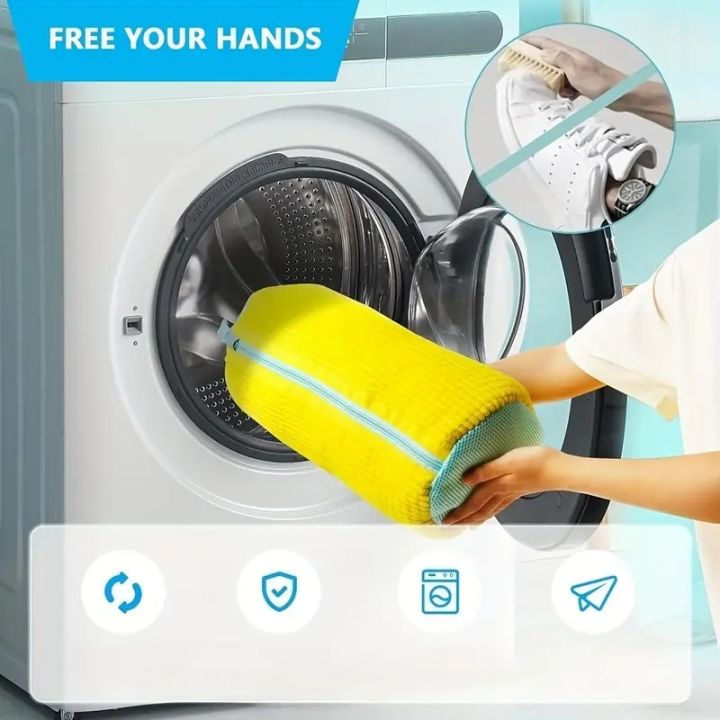 1%20Pcs%20Shoe%20Washing%20Machine%20Bags,%20Versatile%20Shoe%20Cleaning%20Bag%20for%20Washer%20and%20Dryer,%20Reusable%20and%20Durable%20Laundry%20Shoe%20Bag%20Side%20Zipper,%20360%C2%B0%20of%20All-Round%20Cleaning,%20for%20Most%20Shoes%20Types%20-%20Image%202