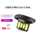 Built-in music, Mini Short Car U Disk Pendrive USB Flash Drive Memory USB2.0 Short UDP Udisk Chip Flash 16GB 32GB 64GB. 