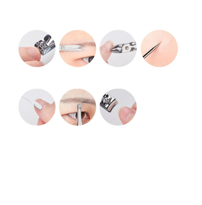 19PCS%20Set%20Manicure%20Set%20Professional%20Nail%20Clippers%20Kit%20Pedicure%20Care%20Tools,%20Stainless%20Steel%20Grooming%20Tools%20With%20Travel%20Case%20for%20Travel%20&%20Home%20-%20Image%204
