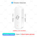 Zigbee 3.0 Sensor XYZ Axis Tilt Detection Real-Time Motion Shock Alarm for Strongbox Door Window Security Protection. 