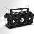 SY-933 Wireless Bluetooth Speaker | Portable Stereo Sound | FM Radio | Solar Charging | Powerful Bass with Mobile Holder" & Power Full Torch With  Brand Warranty. 