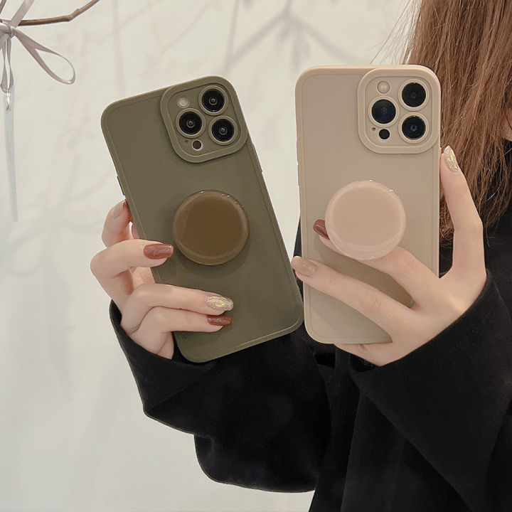 Spring%20Festival%20Is%20Not%20Closed,%20High-Grade%20Plain%20Color%20iPhone14%20Mobile%20phone%20shell%20for%20iphone%2014promax%20Bracket%2013%20Morandi%2011%20-%20Image%202