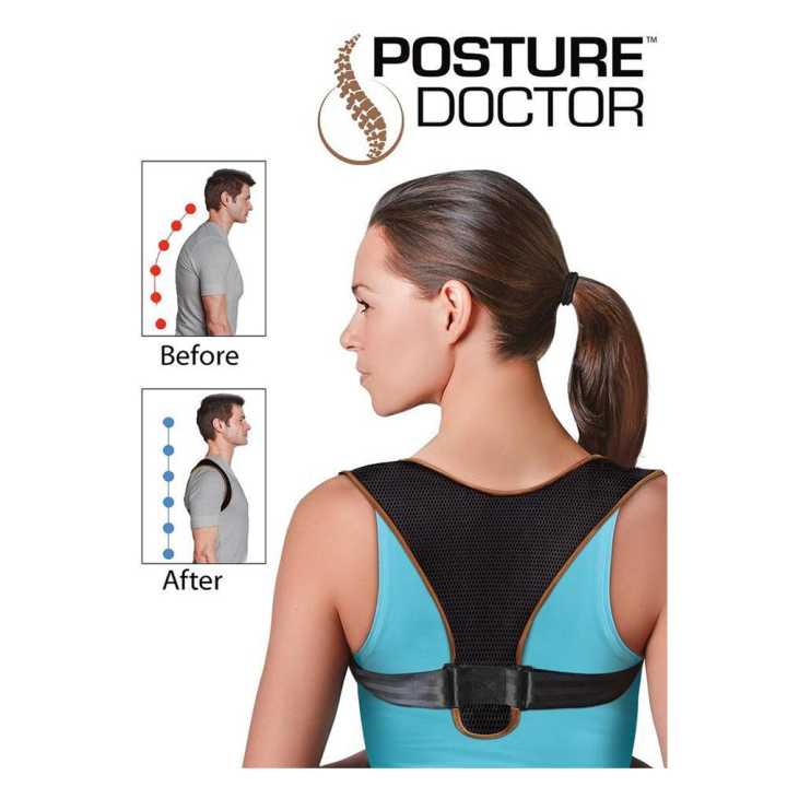 Posture Doctor Belt Adjustable Posture Corrector Back Brace For Back Pain Relief And Bad Posture Correction