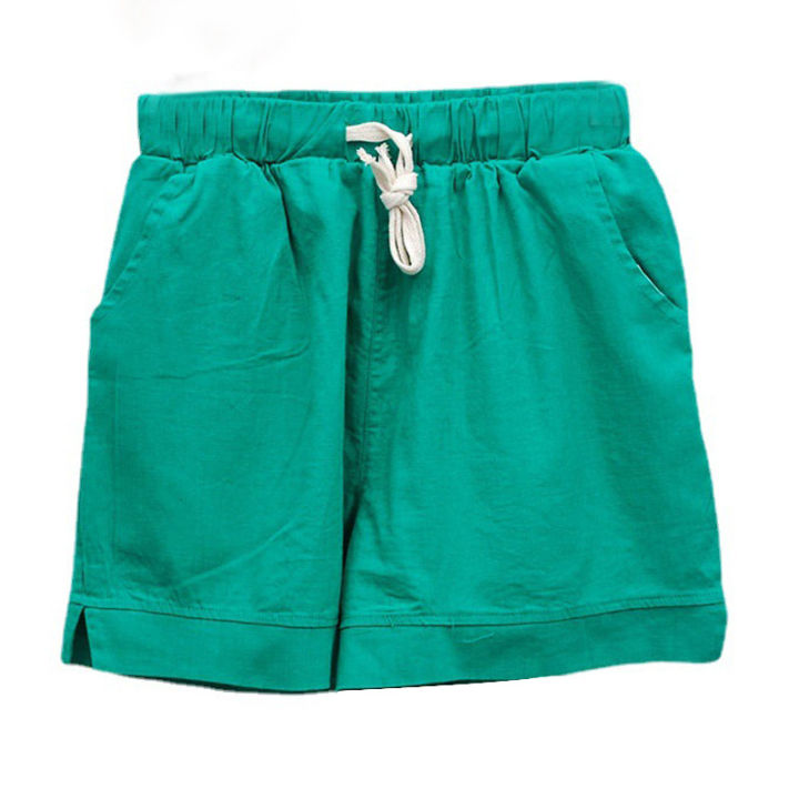 Cotton%20Linen%20Short%20Shorts%20Women's%20Summer%20Sports%20Pants%20Loose%20plus%20Size%20Hot%20Pants%20Casual%20Pants%20Linen%20Wide%20Leg%20Women's%20Pants%20-%20Image%205