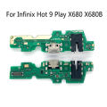 For Infinix Hot 9 Play X680 X680B USB Charge Dock Charging Port Board with Mic Parts. 