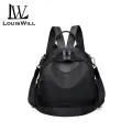 LouisWill Women's Fashion Backpack Simple Bag Waterproof Large Capacity Backpack PU Women Small Backpack School Bag for Teenager Girls Travel Backpack. 