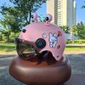 New Cartoon Children's Helmet Breathable Sturdy Bicycle Helmet Adjustable Tiger Pattern Safety Helmet Boys and Girls. 