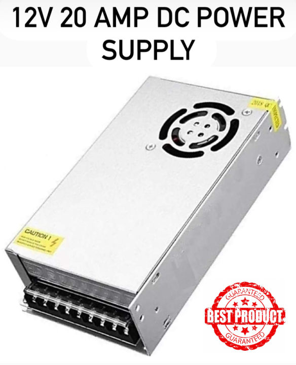 Best quality 12V 20A 250W Switching Power Supply Driver for LED Strip AC 100-240V Input to DC 12V