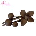 Muses Mall Large Hair Claw Clip Stylish Frosted Texture Hair Claw with Flower Decor Non-slip Matte Finish Hair Clip for Thick Thin Hair Large Back Head Hair Accessory Favorite Thick Hair Claw Clip. 