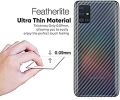 S21 Ultra Thin  Fit Transparent Carbon Fiber Film Phone Case Wrap Screen Protector 3D Back Skin Ultra Thin Protective Film Anti Scratch Back Sticker For Samsung Galaxy S21. 