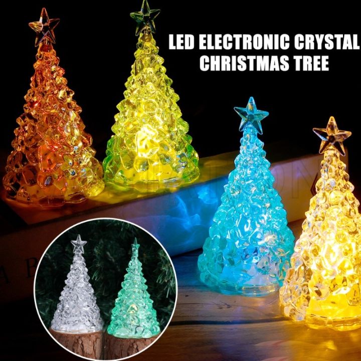 Xmas Tree Christmas Eve LED Candle Lamp Multi-purpose ...