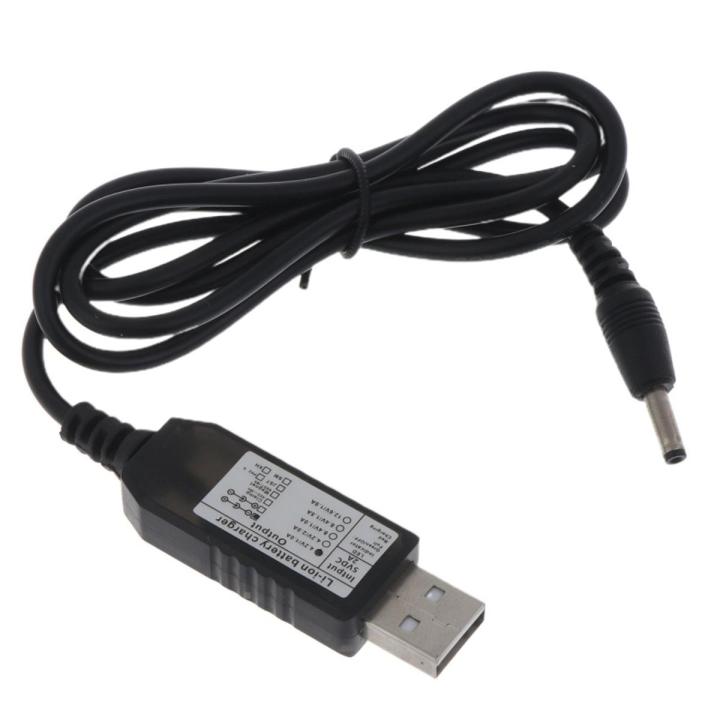 USB Auf DC Adapterkabel – 2 Meter, 3,5x1,35 Mm Hohlstecker, Max. 5V/3A (schwarz)